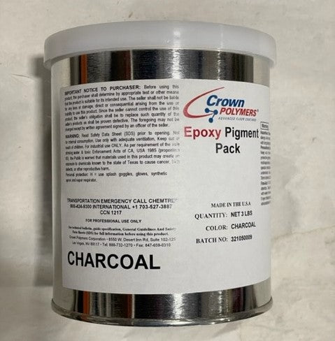 Crown Polymers Epoxy Pigment 1/4 Gal Charcoal