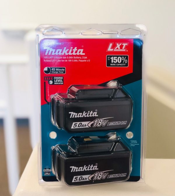 Makita Battery 5.0AH 2 Pack - DTI Coatings & Supplies