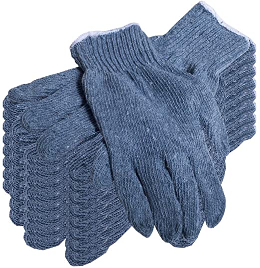 Cotton/Poly Gloves Large