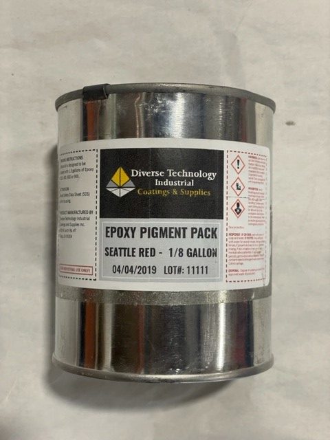 DTI Epoxy Pigment 1/8 Gal Seattle Red